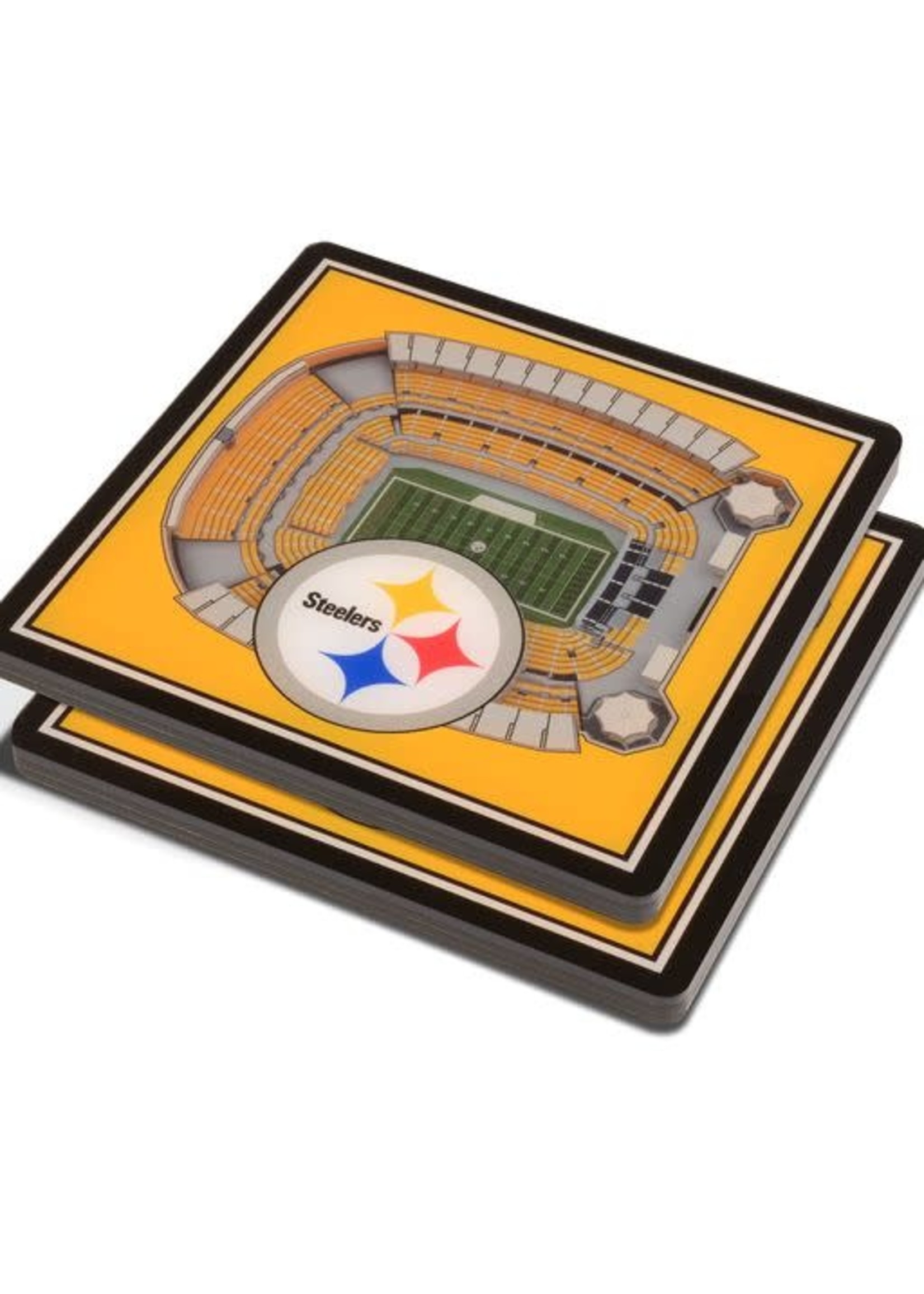 You The Fan Steelers Stadium Coasters