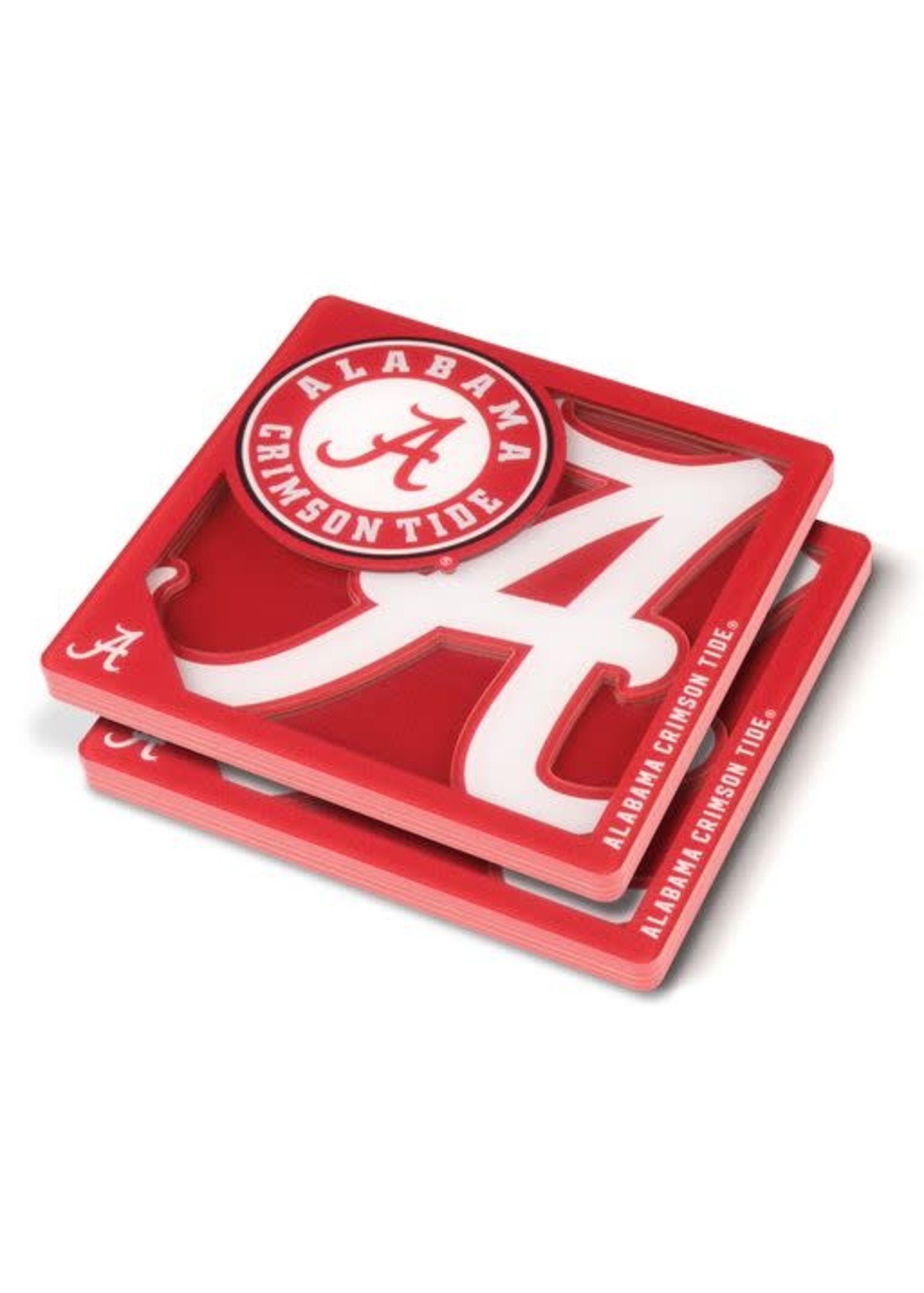 You The Fan Alabama Logo Coasters