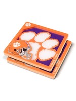 You The Fan Clemson Logo Coasters