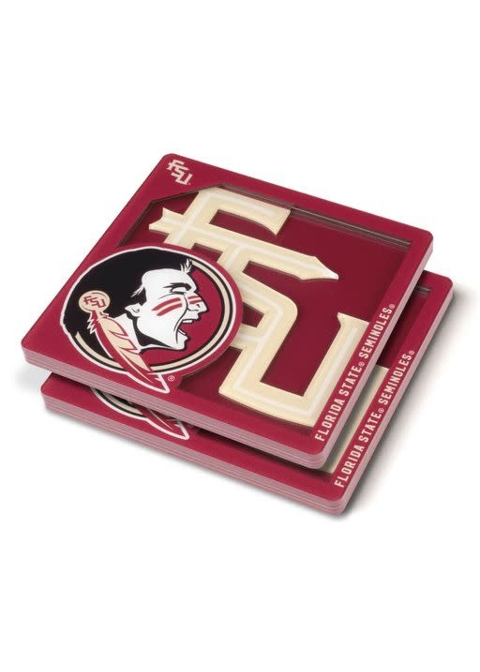 You The Fan Florida State Logo Coasters