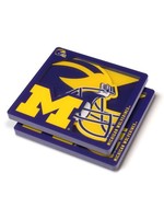 You The Fan Michigan Logo Coasters