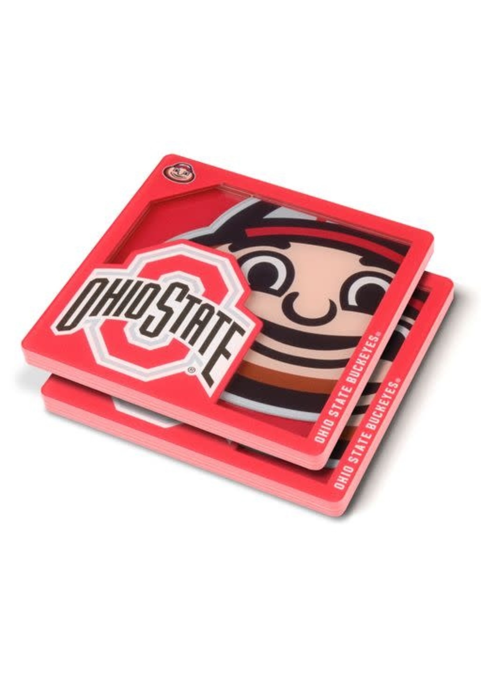 You The Fan Ohio State Logo Coasters