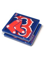 You The Fan Red Sox Logo Coasters