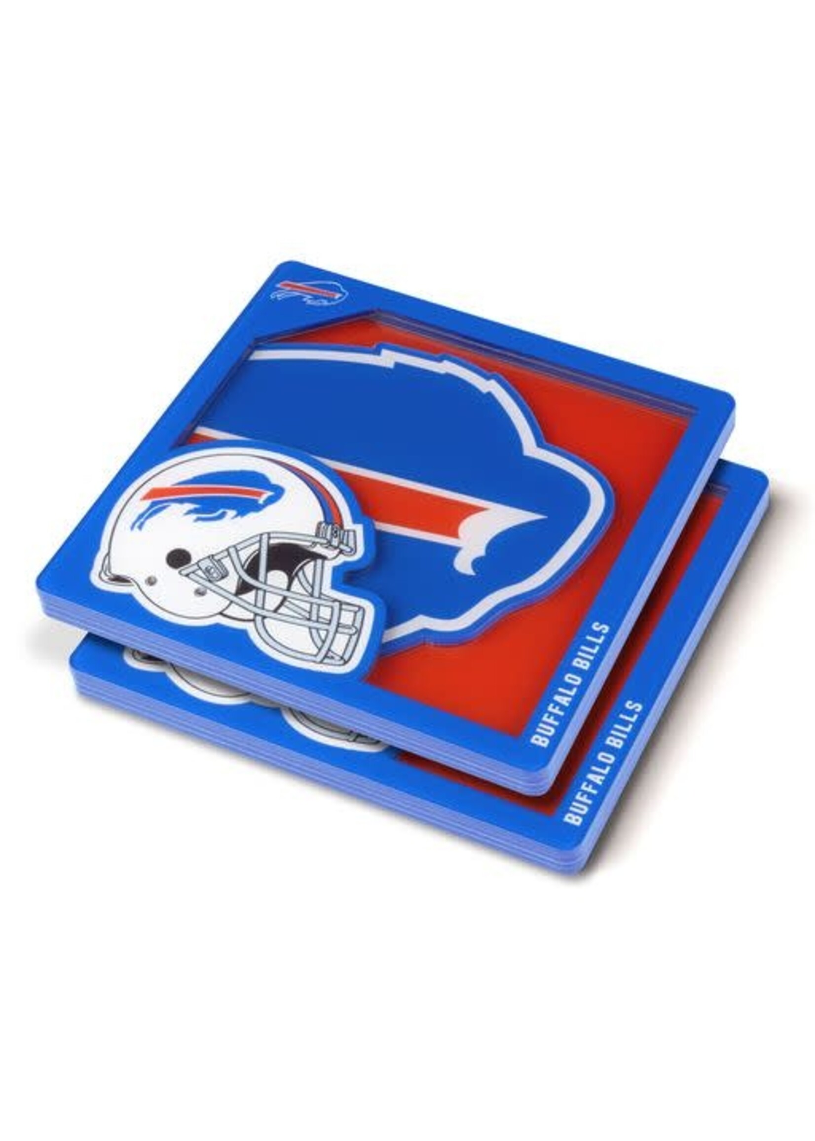 You The Fan Bills Logo Coasters
