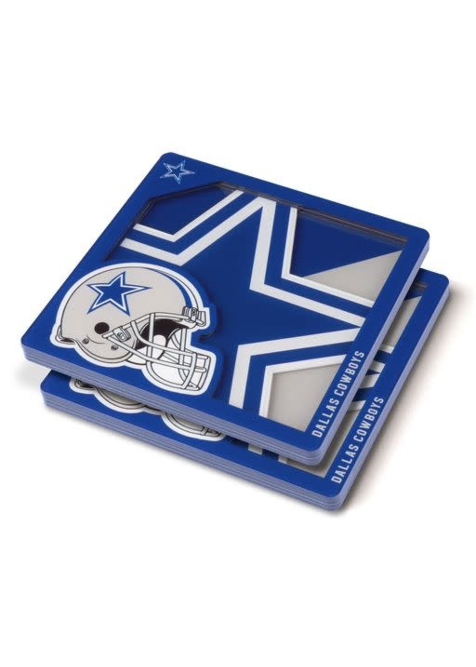 You The Fan Cowboys Logo Coasters