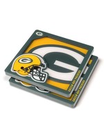 You The Fan Packers Logo Coasters