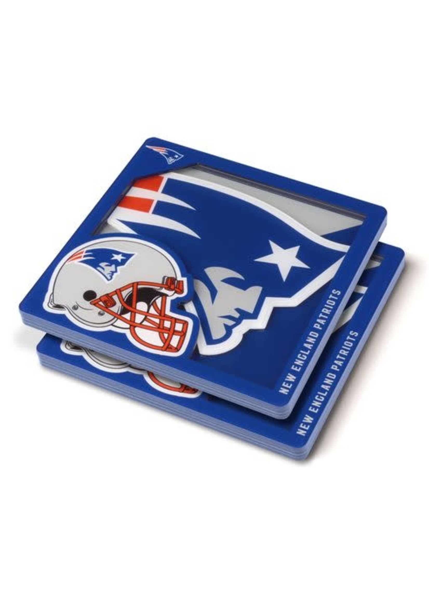 You The Fan Patriots Logo Coasters