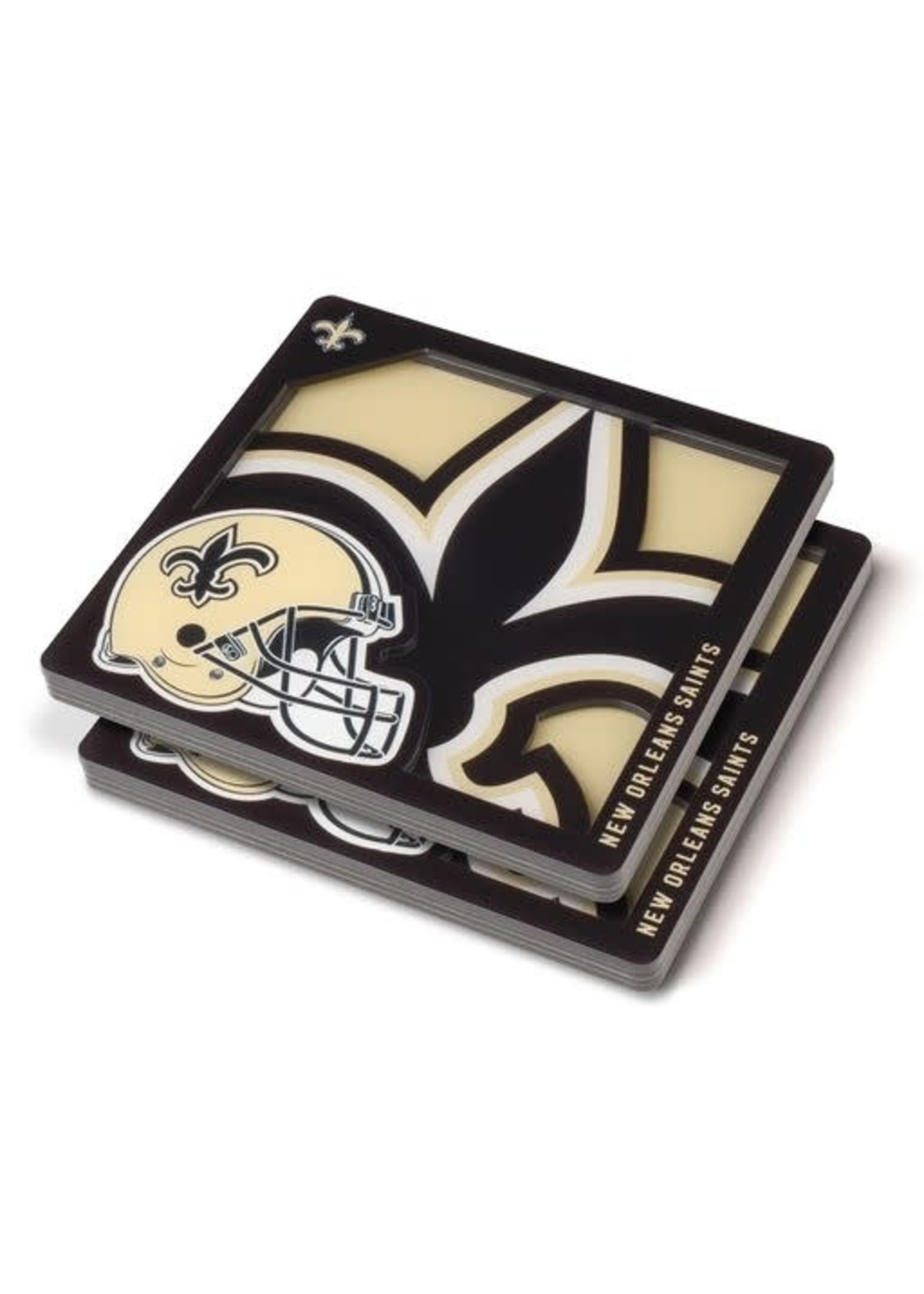 You The Fan Saints Logo Coasters