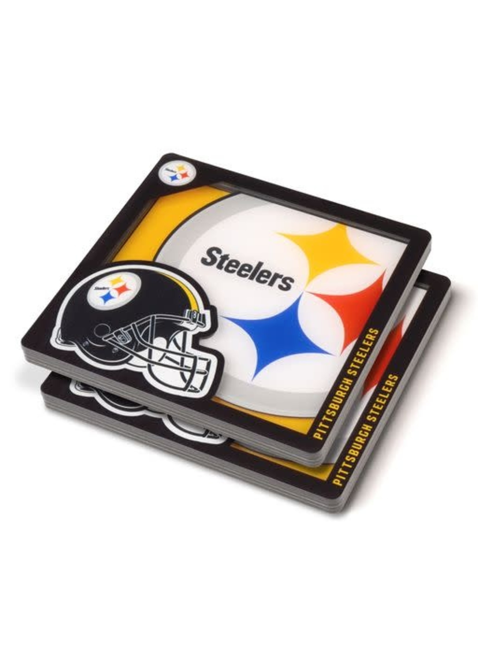 You The Fan Steelers Logo Coasters