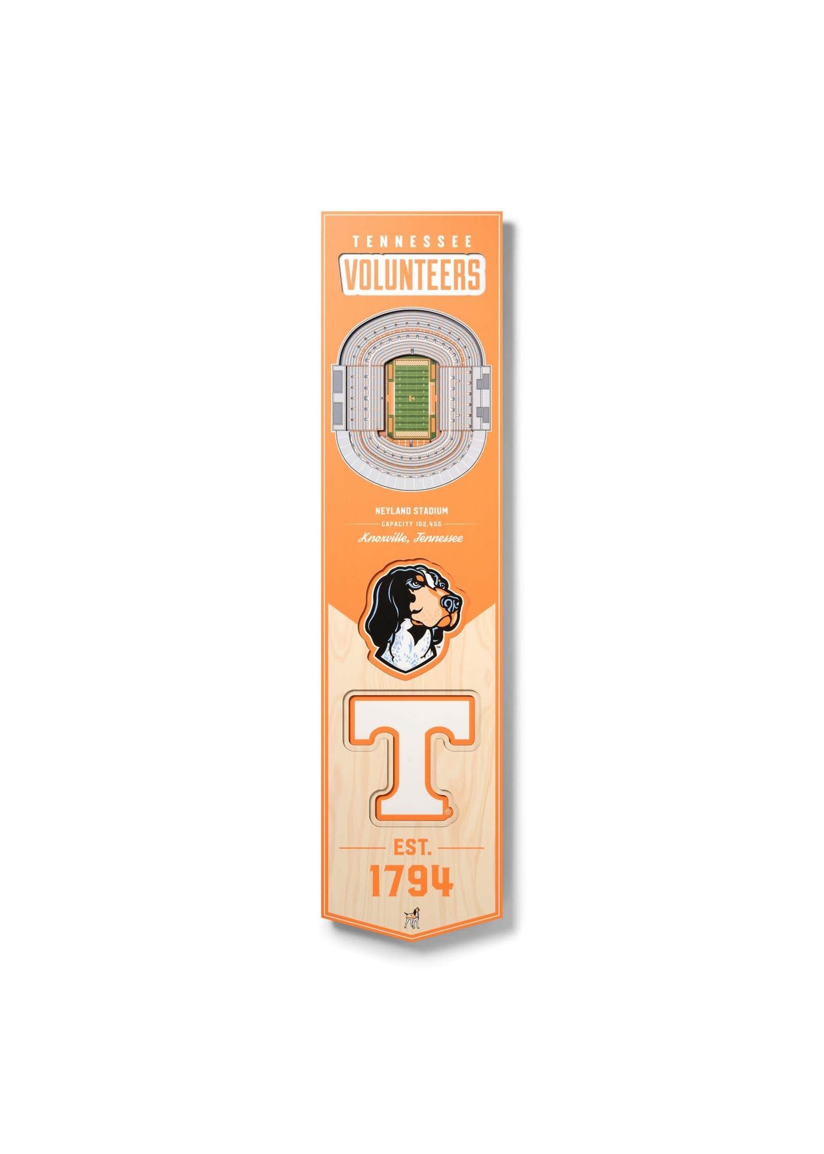 You The Fan Tennessee 8x32 Wall Banner