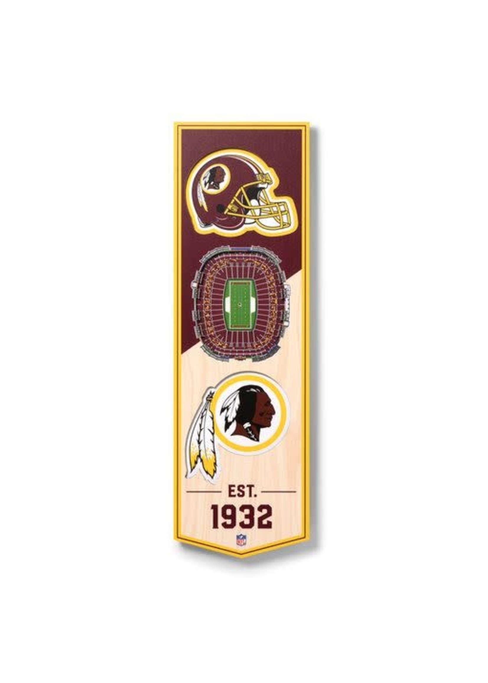 You The Fan Commanders 6x19 Wall Banner