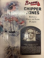 Chipper Jones HOF Plaque