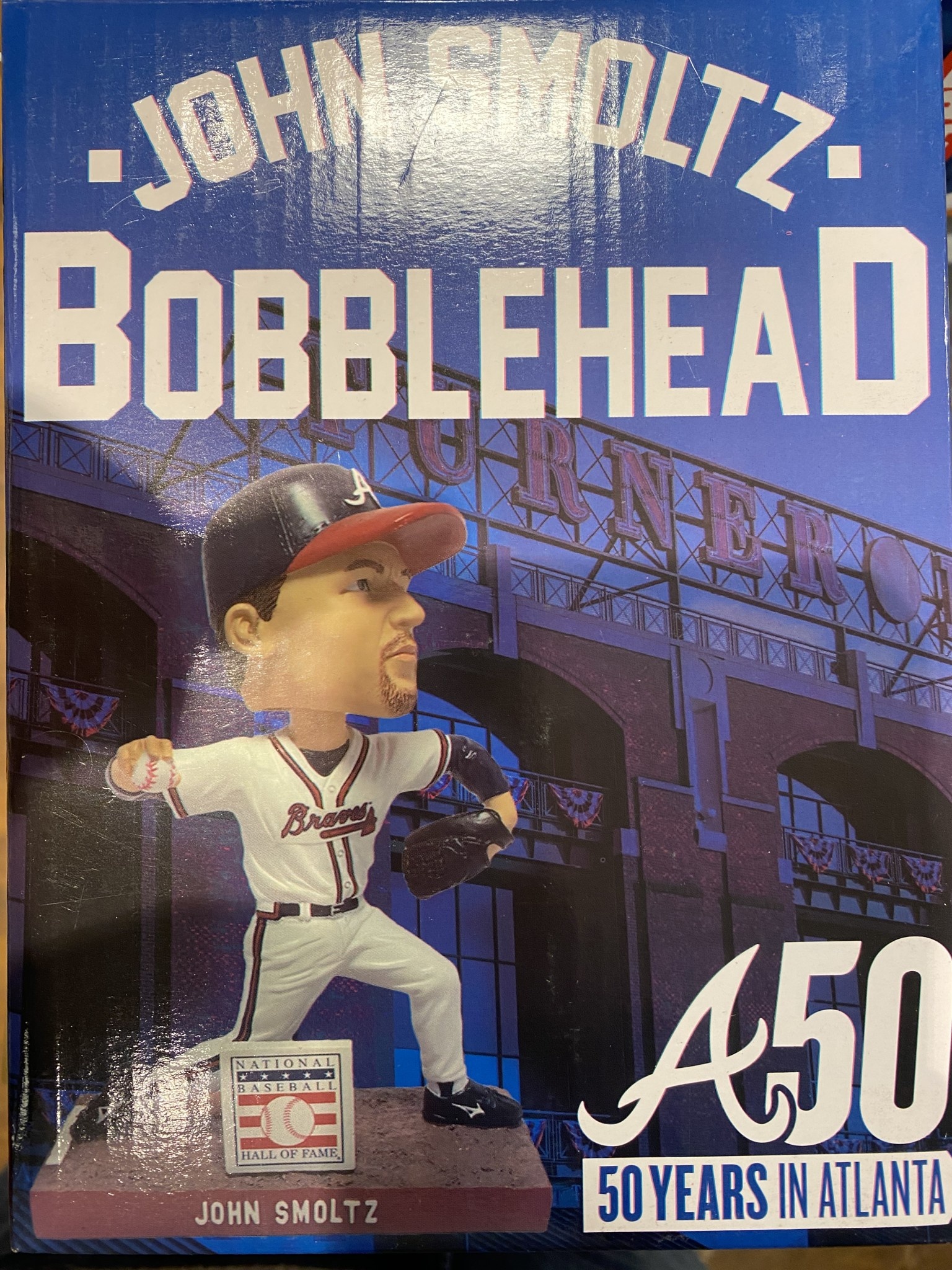 Atlanta Braves Hall of Famers John Smoltz bobblehead