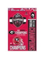 Collectible Georgia Nat Champ 11x17 Decal