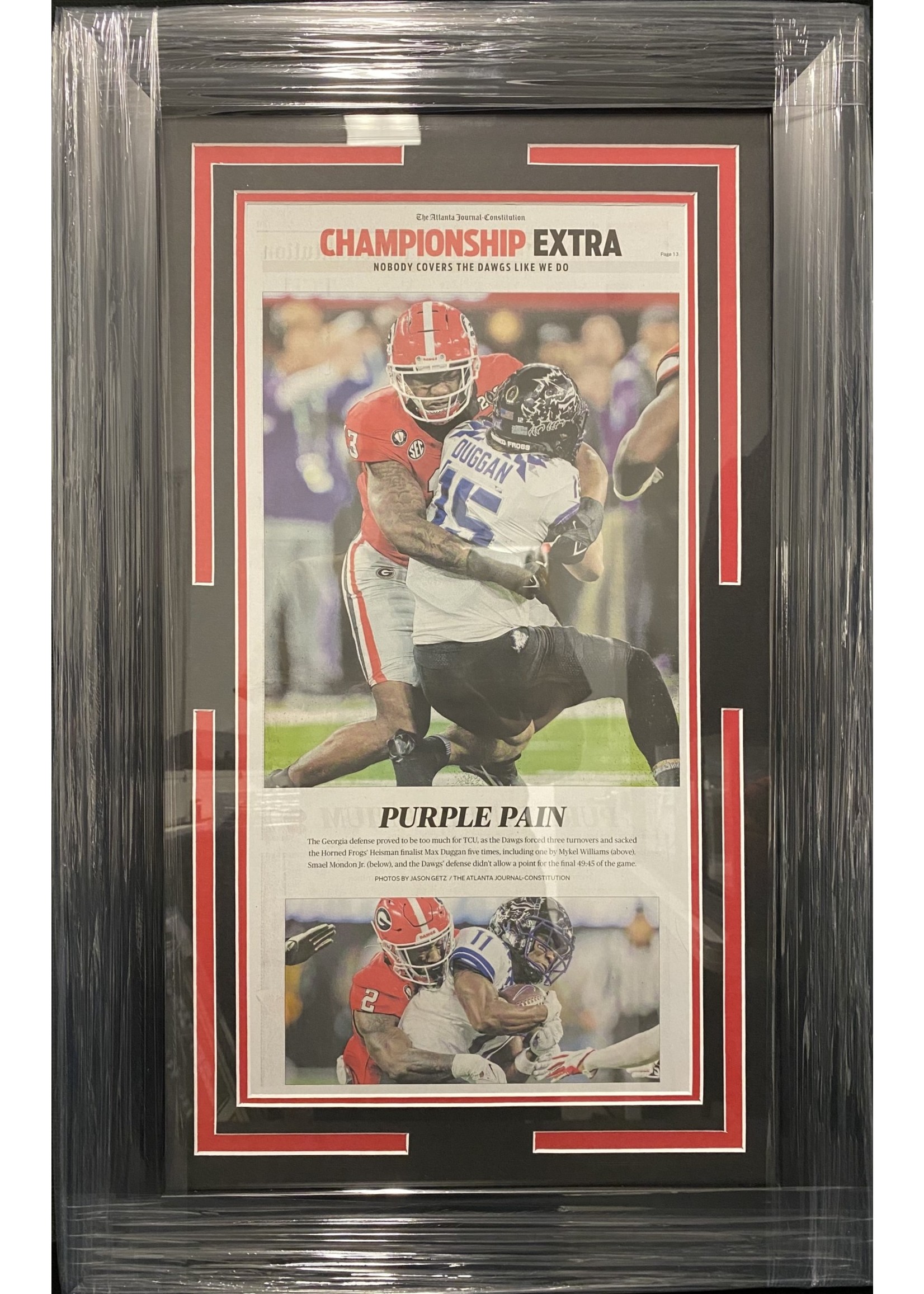 Picture Georgia Purple Pain Newspaper