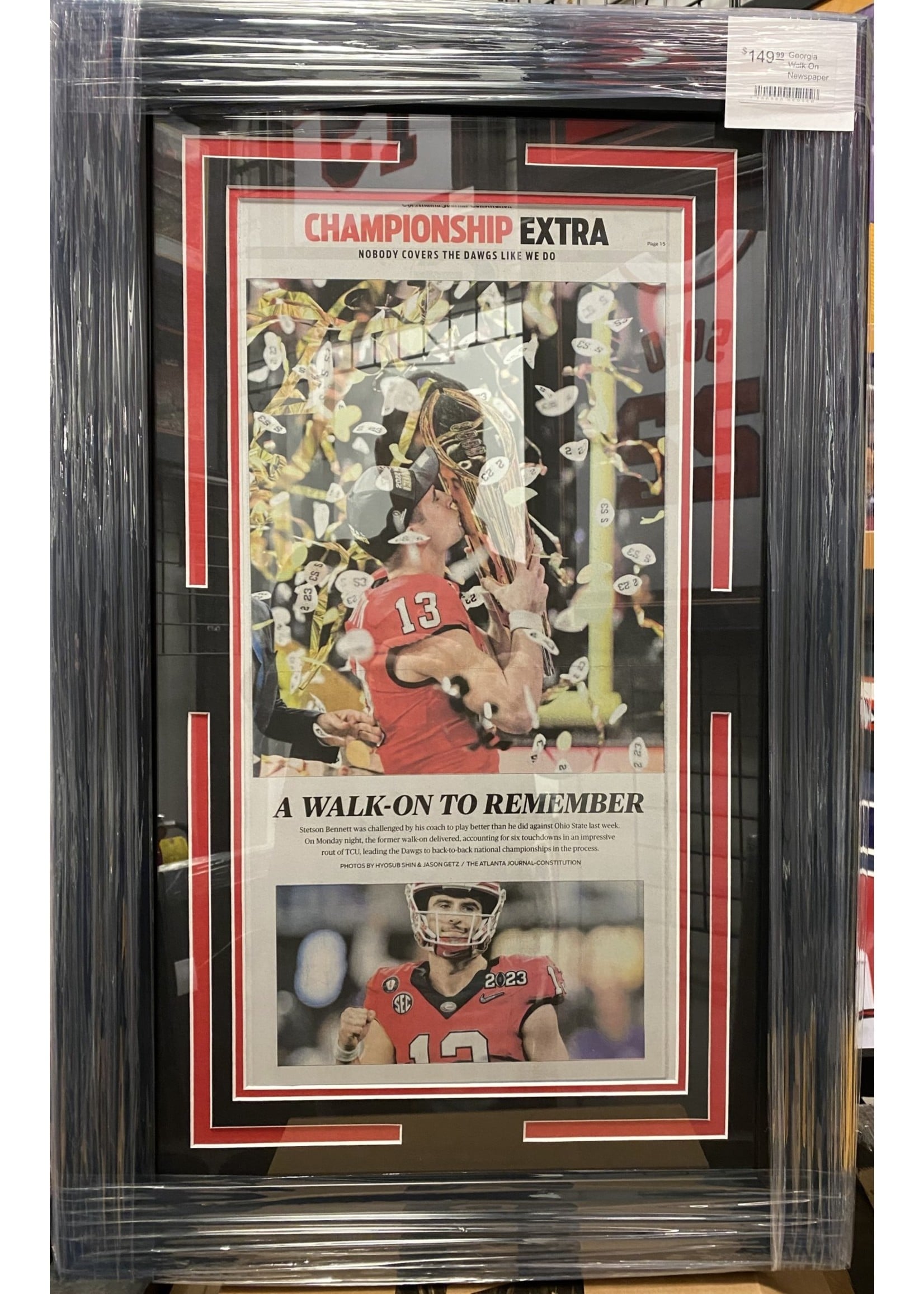 Georgia Walk On Newspaper