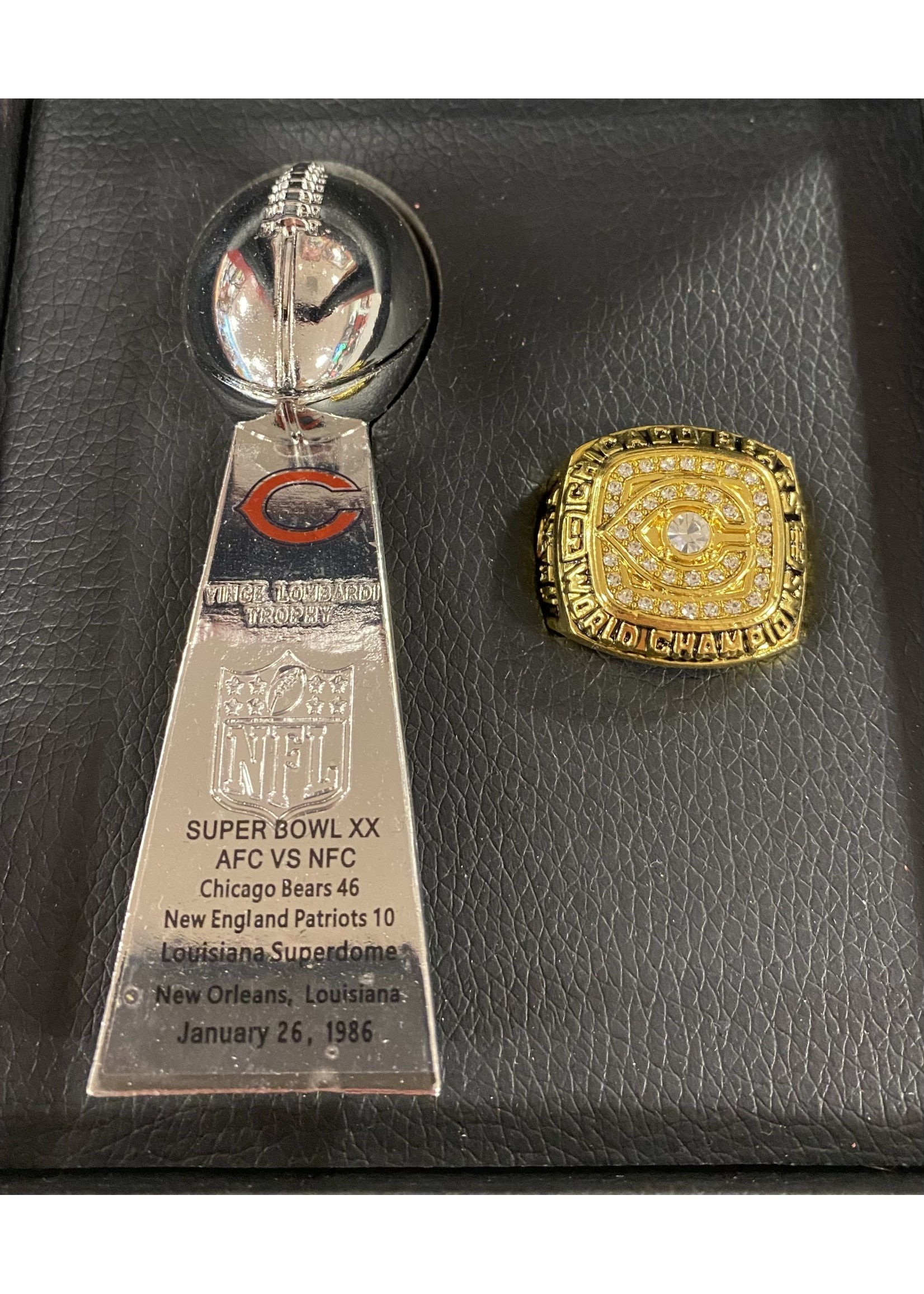 Bears Championship Ring & Trophy