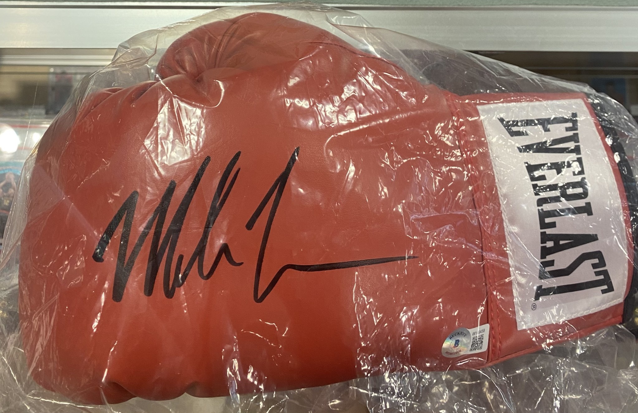 Mike Tyson Glove Man Cave Memorabilia