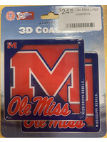 You The Fan Ole Miss Logo Coasters