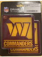 You The Fan Commanders Logo Coasters