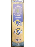 You The Fan Rams 8x32 Wall Banner
