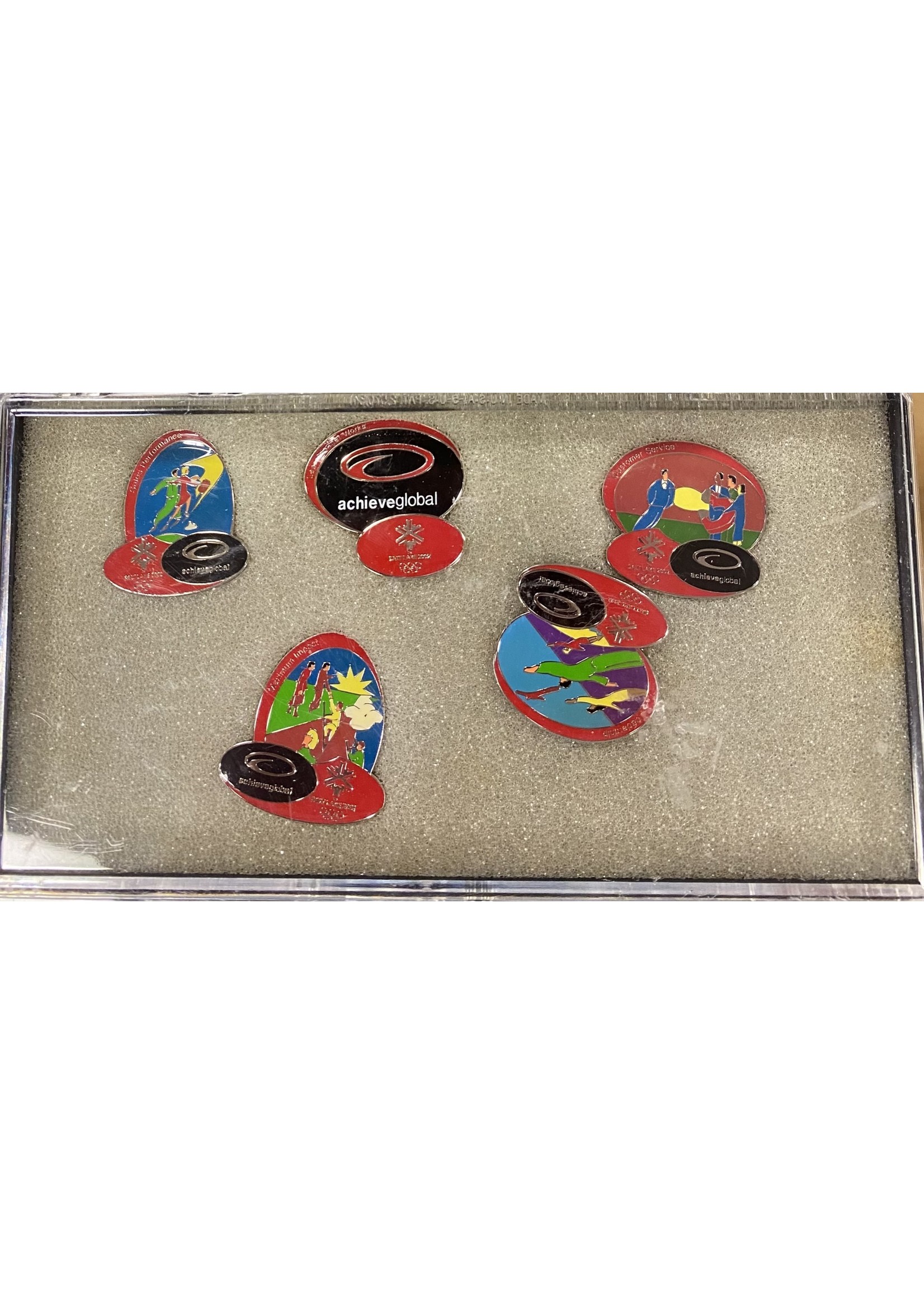 Collectible 2002 Olympics Pin Set