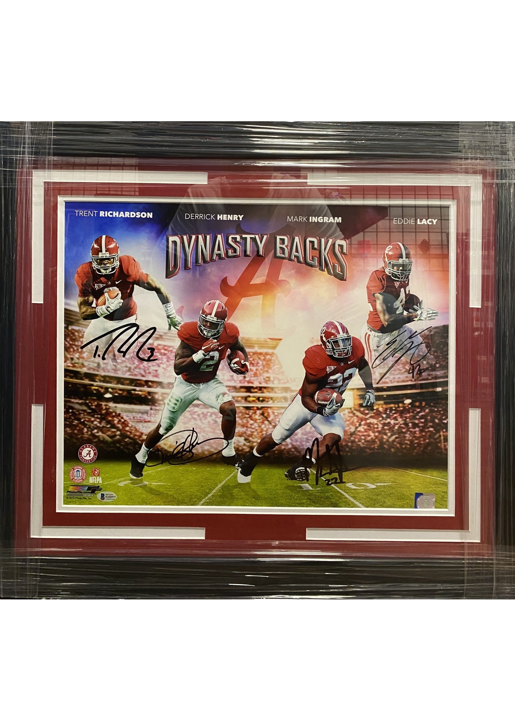 Alabama Dynasty Backs 16x20