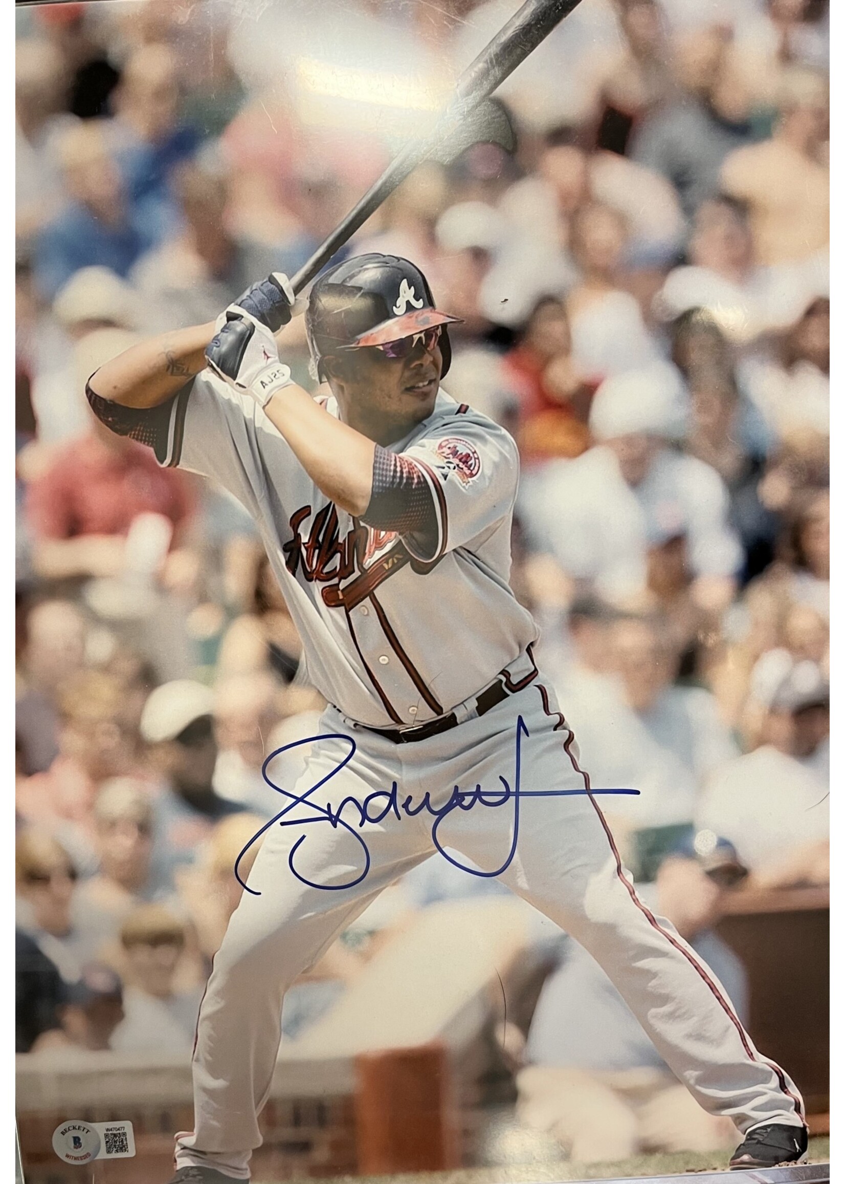 Picture Andruw Jones 11x14 B UF