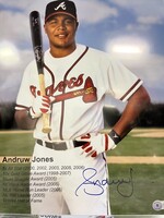 Andruw Jones 8x10 D UF