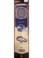 Broncos 8x32 Wall Banner
