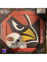 You The Fan AZ Cardinals Logo 12x12 Wall Art