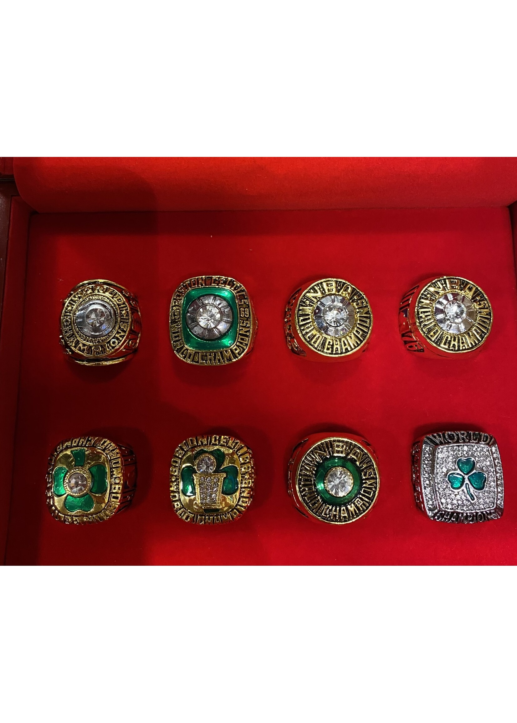 Celtics 8 Ring Set