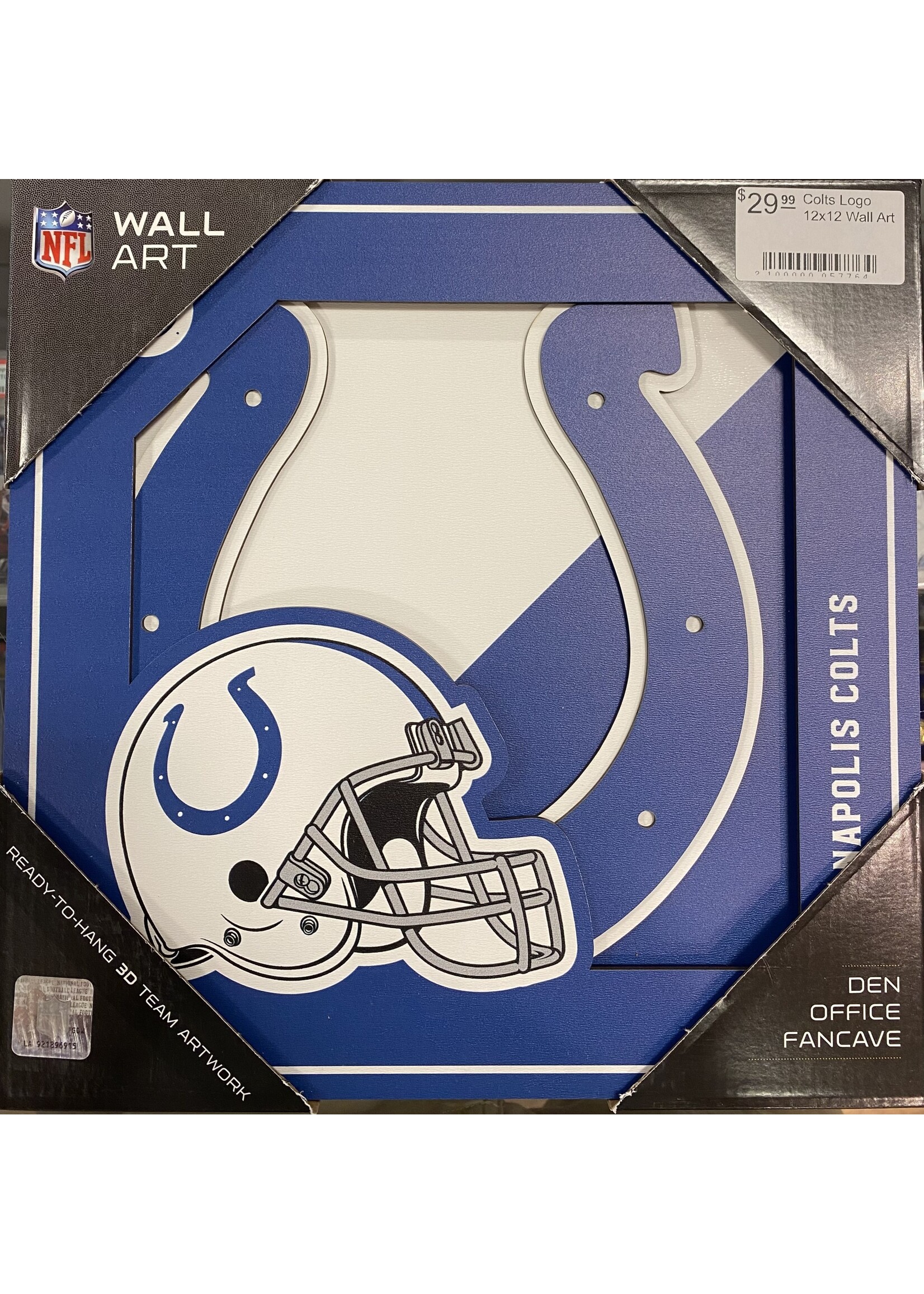 Colts Logo 12x12 Wall Art