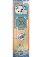 Dolphins 6x19 Wall Banner