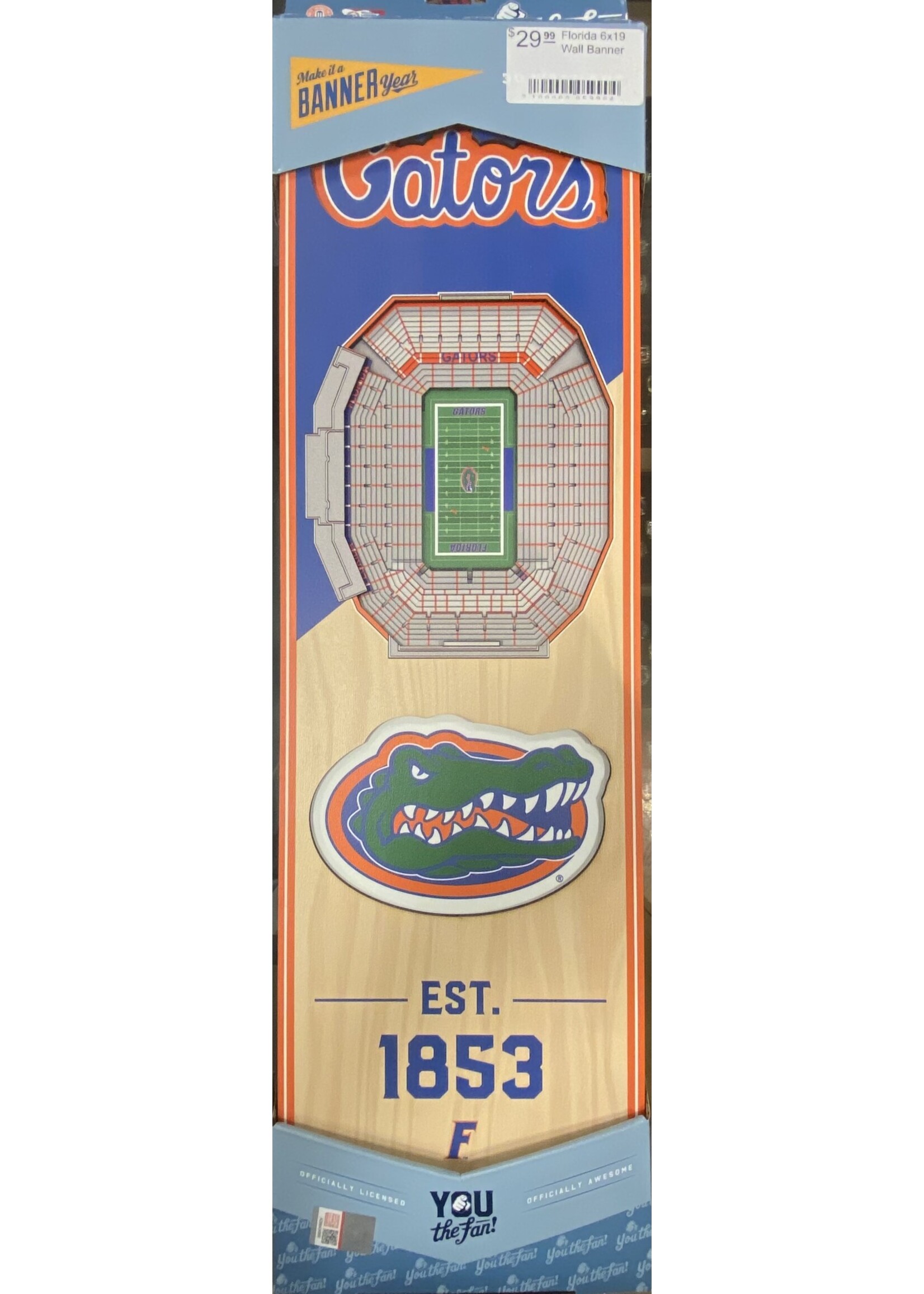 You The Fan Florida 6x19 Wall Banner