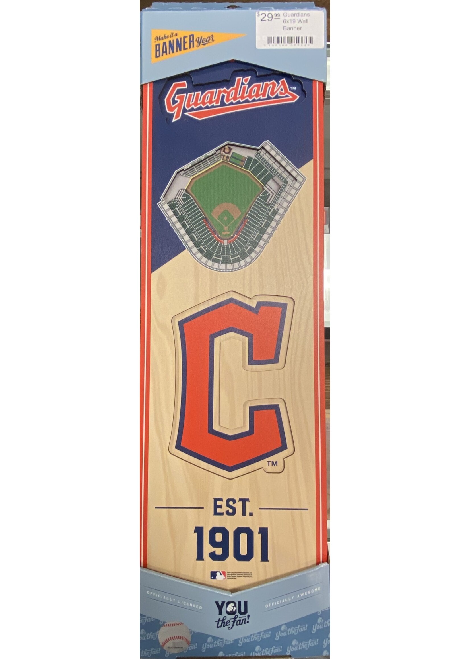 You The Fan Guardians 6x19 Wall Banner