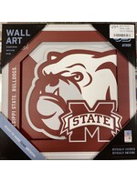 Mississippi State Logo 12x12 Wall Art