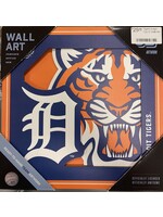 You The Fan Tigers Logo 12x12 Wall Art