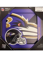 Ravens Logo 12x12 Wall Art