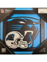 You The Fan Panthers Logo 12x12 Wall Art
