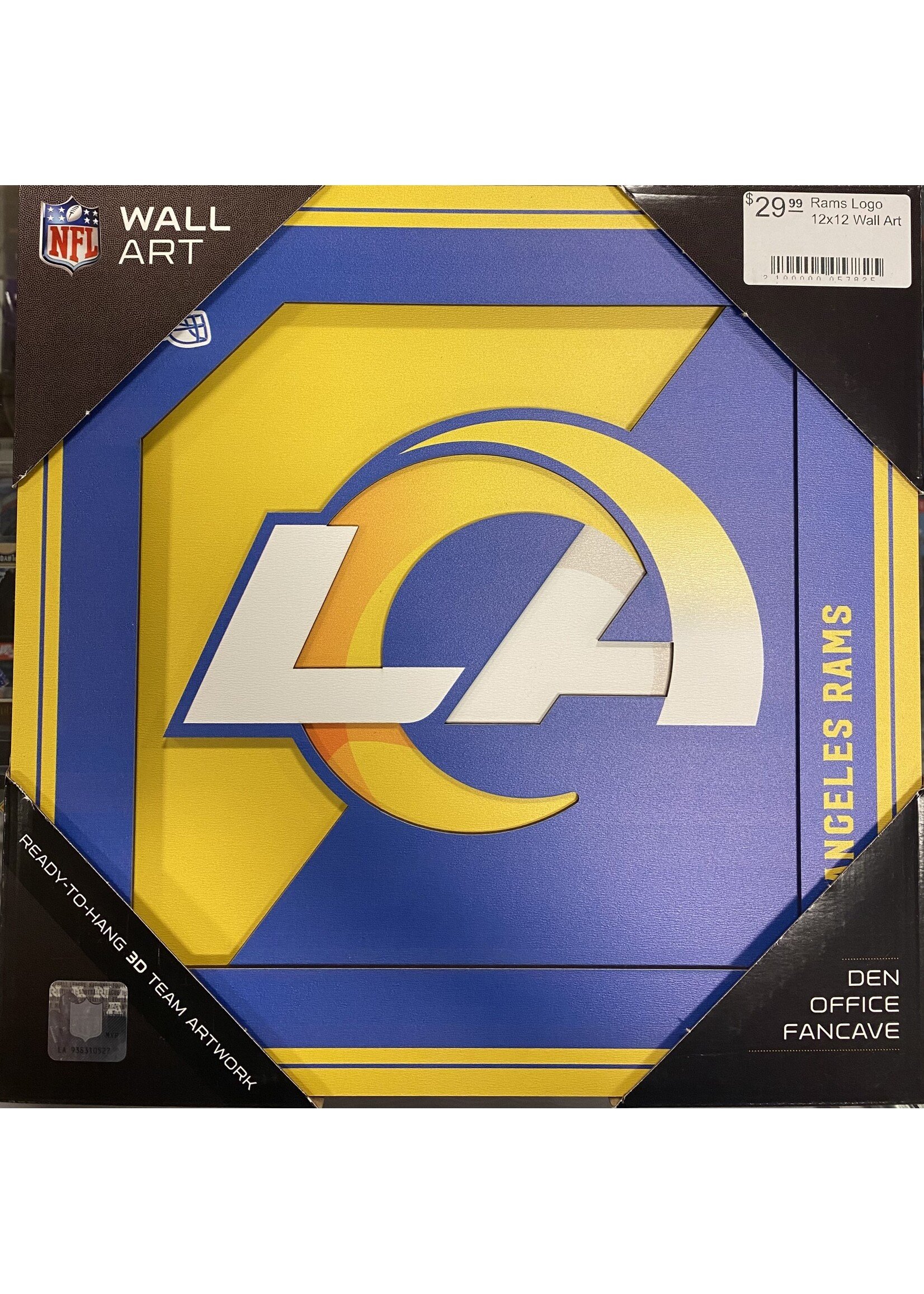 You The Fan Rams Logo 12x12 Wall Art