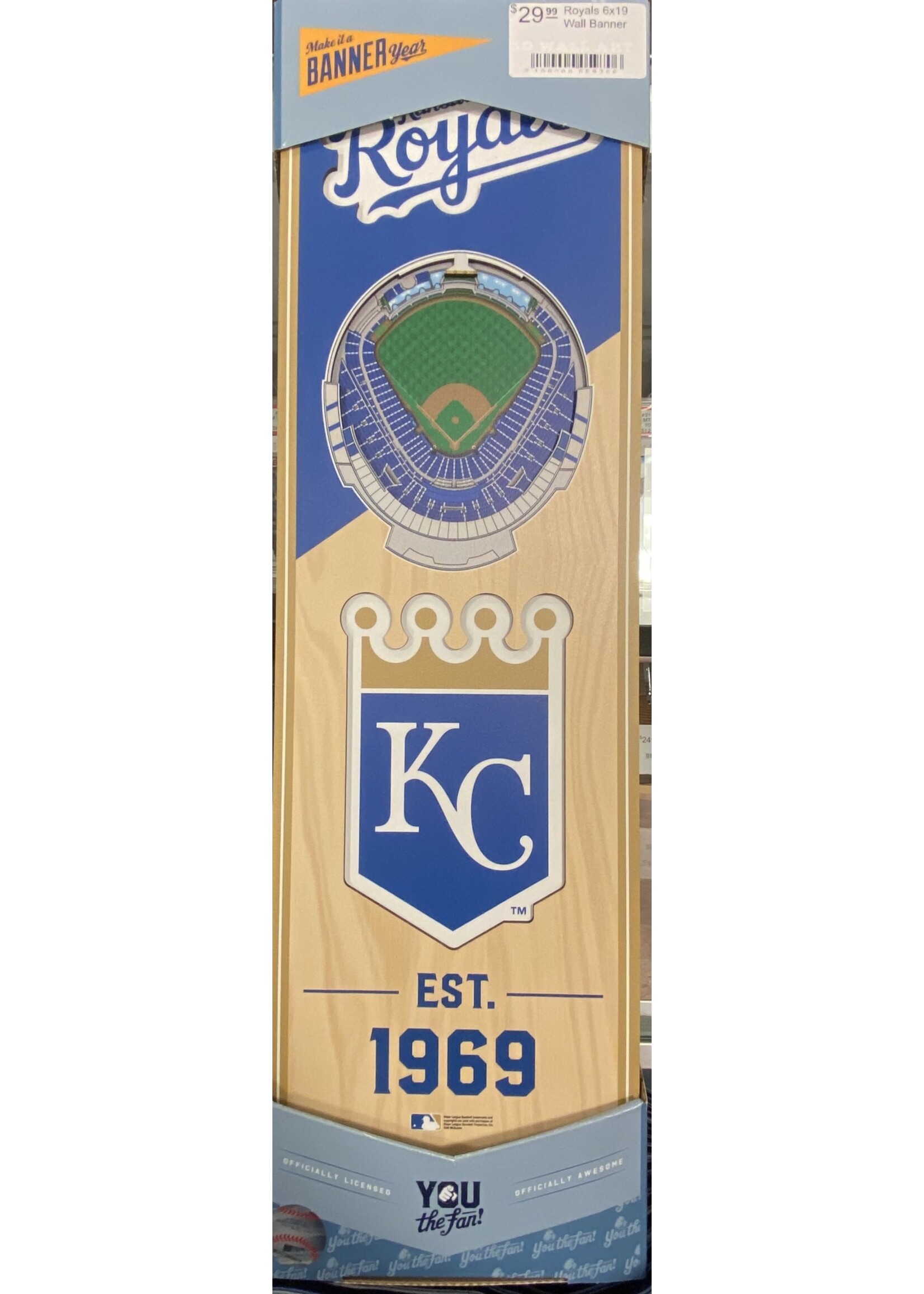 You The Fan Royals 6x19 Wall Banner