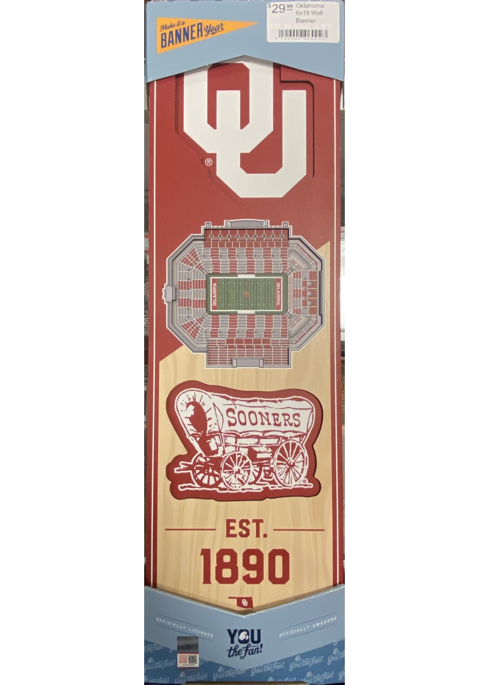Oklahoma 6x19 Wall Banner