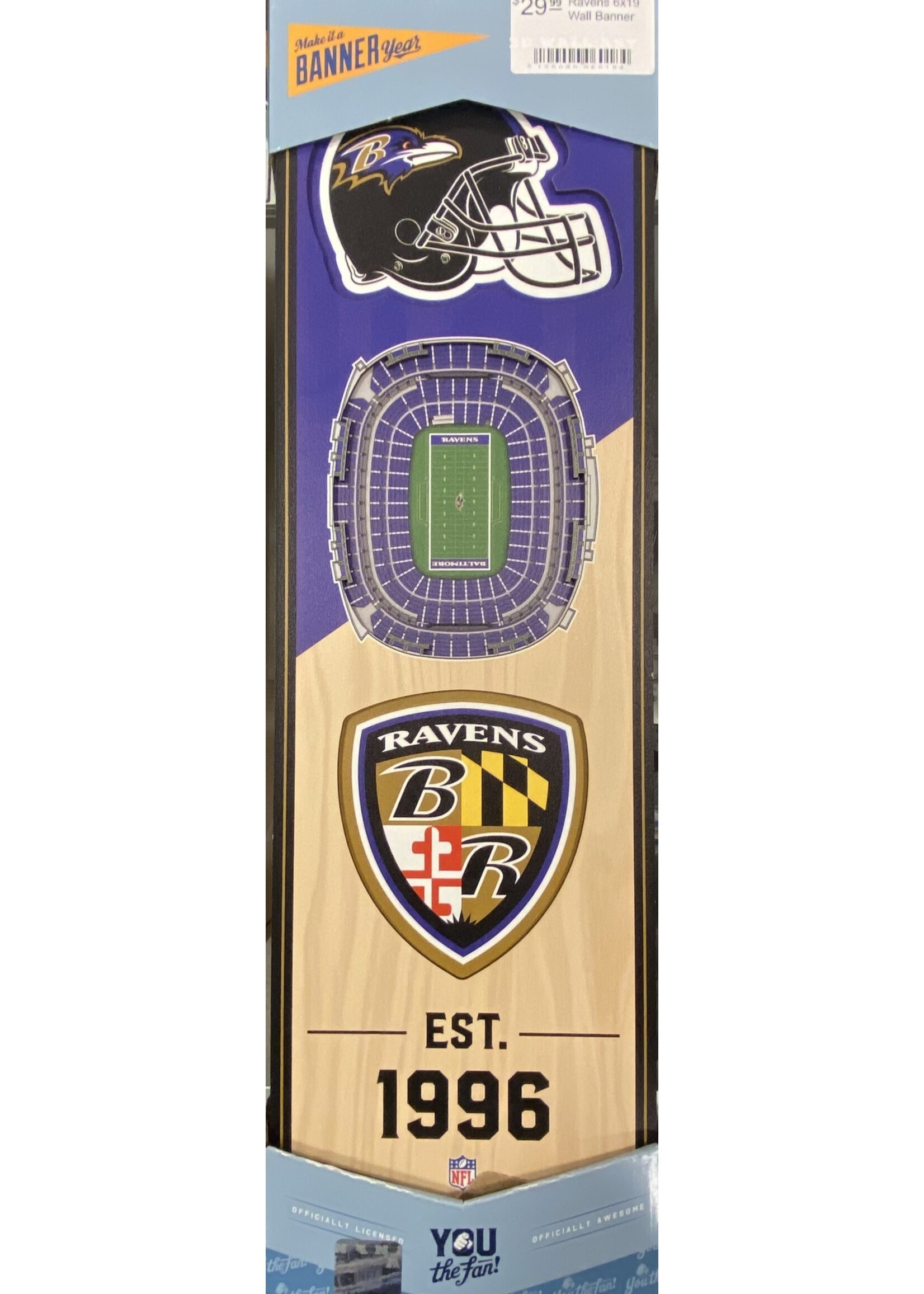 Ravens 6x19 Wall Banner