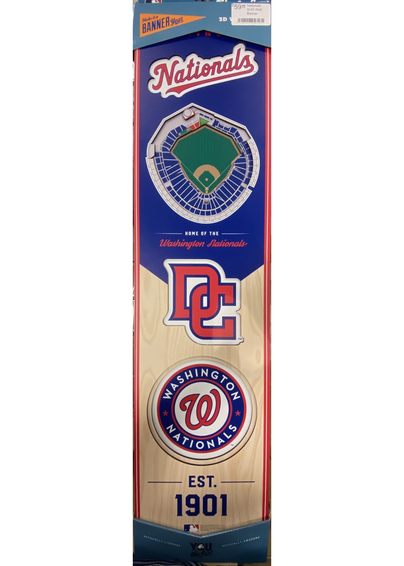 You The Fan Nationals 8x32 Wall Banner