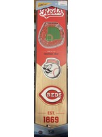 You The Fan Reds 8x32 Wall Banner