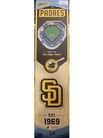 Padres 8x32 Wall Banner