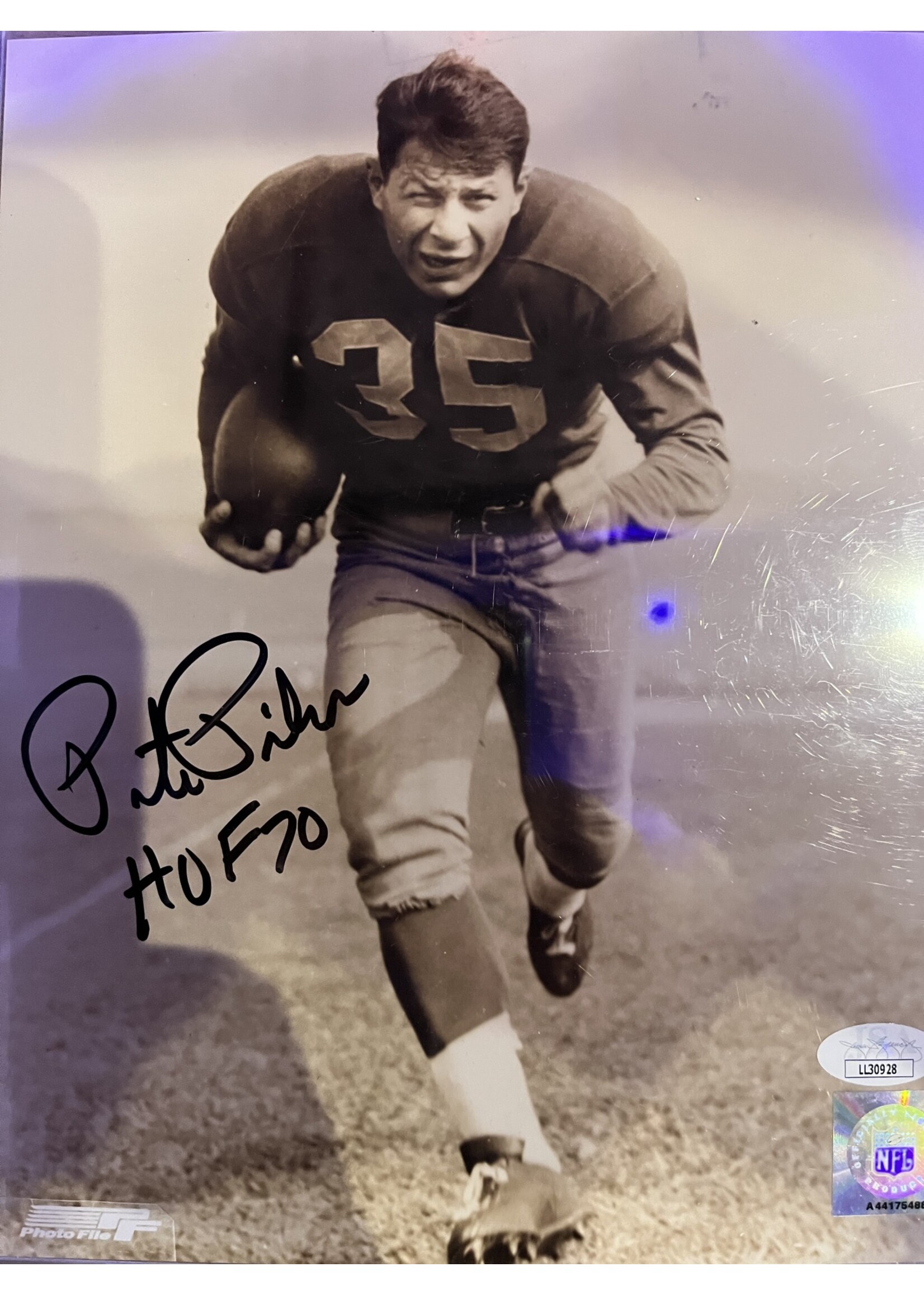 Pete Pihos 8x10