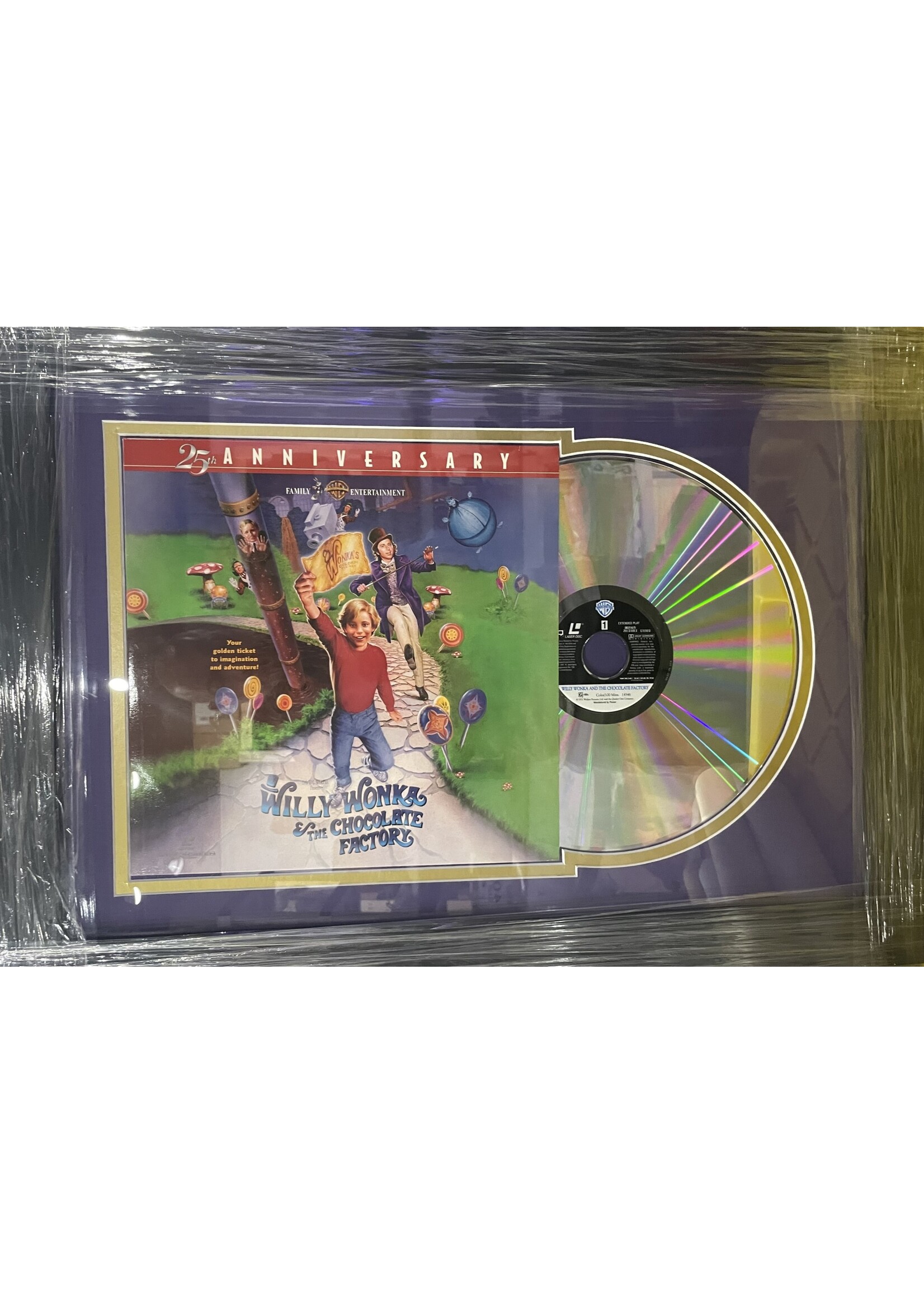 Picture Willy Wonka Laser Disc