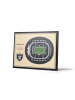 You The Fan Raiders 5 Layer Stadium Wall Art